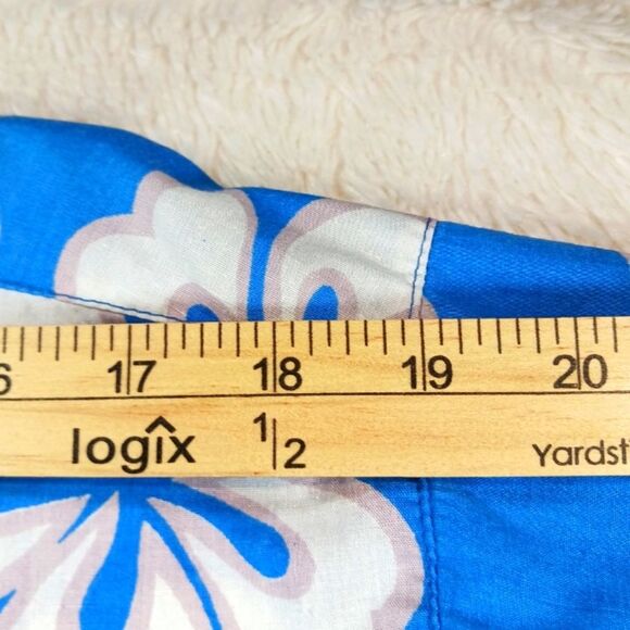 Ocean Assault Hawaii Camp Shirt/ Casual Button Down Men's Medium. Vintage. Blue. - Picture 7 of 9